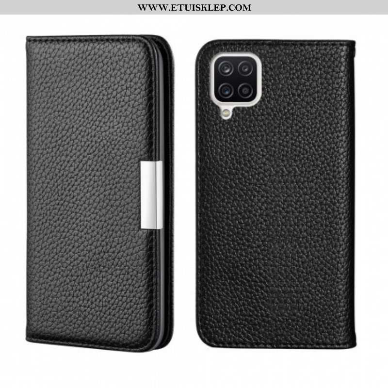 Etui Na Telefon do Samsung Galaxy M12 / A12 Etui Folio Liczi Ze Sztucznej Skóry Ultra Szykowny